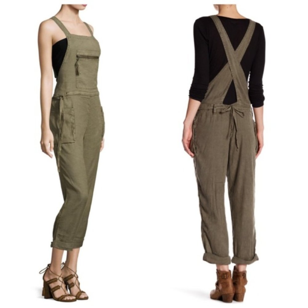 Free People Olive Green Jumpsuit